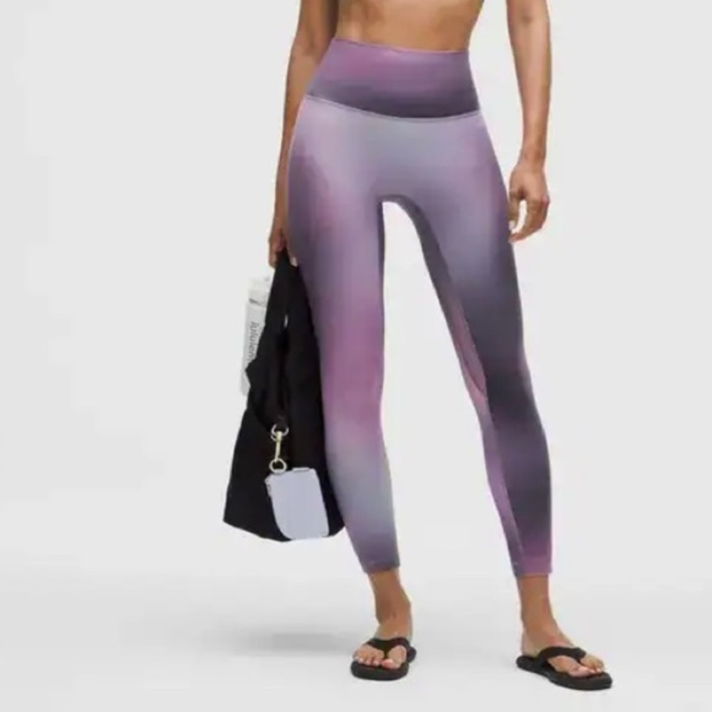 Lululemon Align™ High-Rise Pant 25" - Purple/Grey Ombre Edition - Size 8 (NWT)